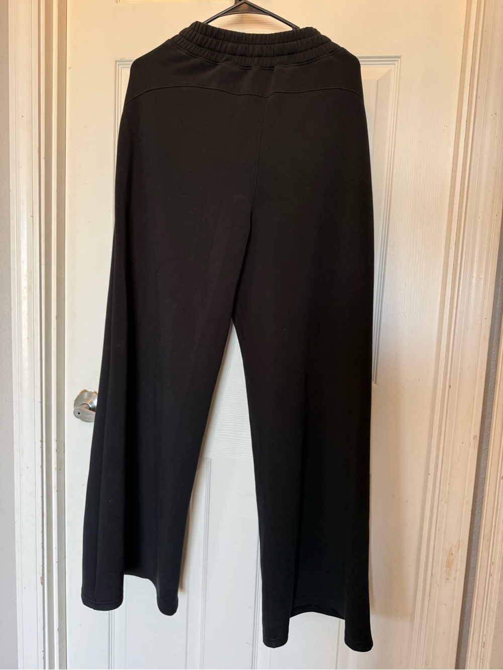 SPANX Black Wide-Leg Pull-On Pants